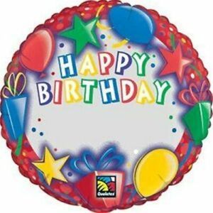 Happy Birthday Personalized - Just Write Foil Balloon, 18in - Discontinued