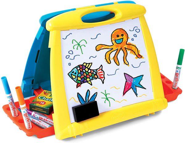 Crayola Art-to-Go Table Easel, 2-Sided, Age 3+