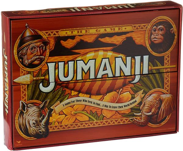 Jumanji Board Game in Wooden Box, Age 8+