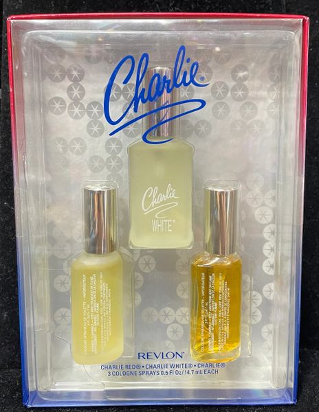 Rare Vintage Charlie Perfume Gift Set, by Revlon, 3pc - Mom Gifts - Mother's Day