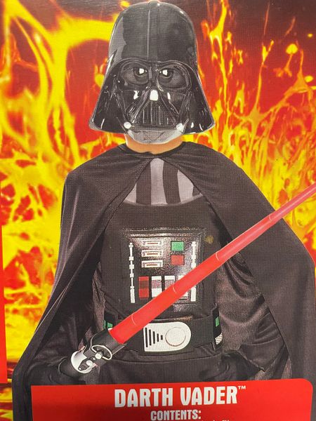Star Wars Darth Vader Boys Costume - After Halloween Sale - under $20