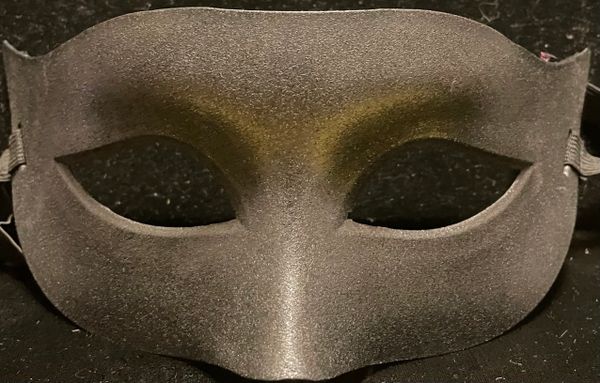 *Black Masquerade Eye Mask Costume Accessory, Unisex - After Halloween Sale