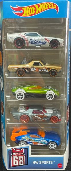 Hot Wheels 68 - Diecast HW Sports Cars, 5 Pack Set Limited - 2021 Collection