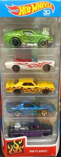 Hot Wheels Diecast HW Exotics Cars, 5 Pack Set Limited - 2017 Collection