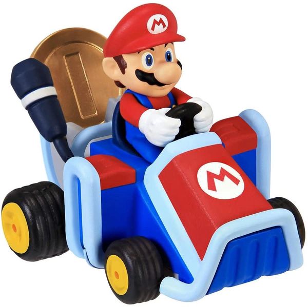 Nintendo Super Mario Coin Crasher Wave 1: Mario Playset, Pull-N-Go Car - Toy Sale