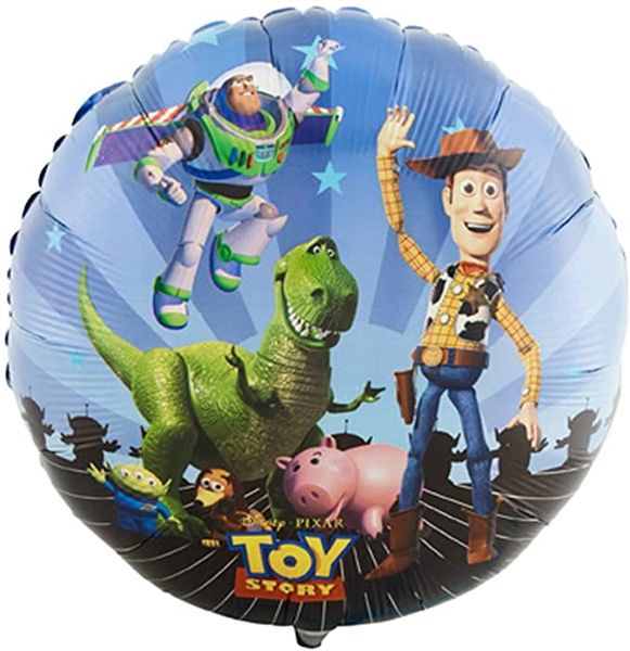 BOGO SALE - Toy Story, Woody, Buzz Lightyear, Hamm & Rex, Foil Balloon, 18in - Licensed