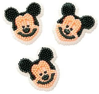 Mickey Mouse Edible Icing Decorations, Cake, Cupcake