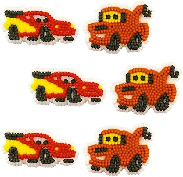 Disney Pixar Cars Edible Icing Decorations, Cake, Cupcake