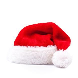 BOGO SALE - Mini Santa Hat, Red Velvet, 7in - Christmas Holiday Sale - SantaCon