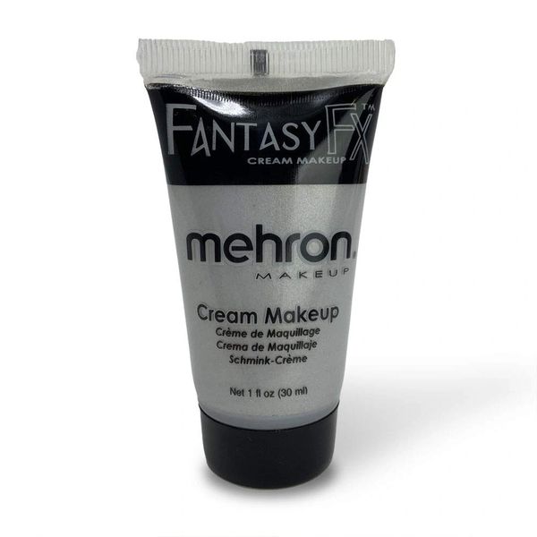 Mehron FX Silver Metallic Cream Makeup Face Paint, Tube - Fantasy, Quality