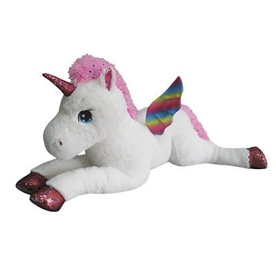 Jumbo Unicorn Plush, 36in