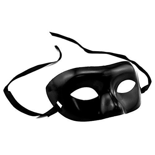 *Black Eye Mask Costume Accessory, Masquerade - Halloween