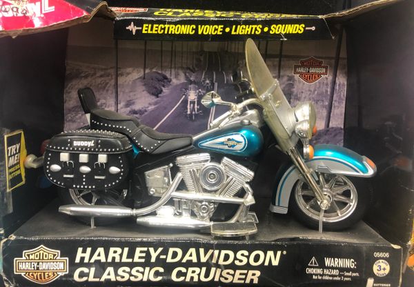 Rare Harley Davidson Motorcycle, Classic Cruiser, Teal - 1996 - Dad Gifts - Father's Day