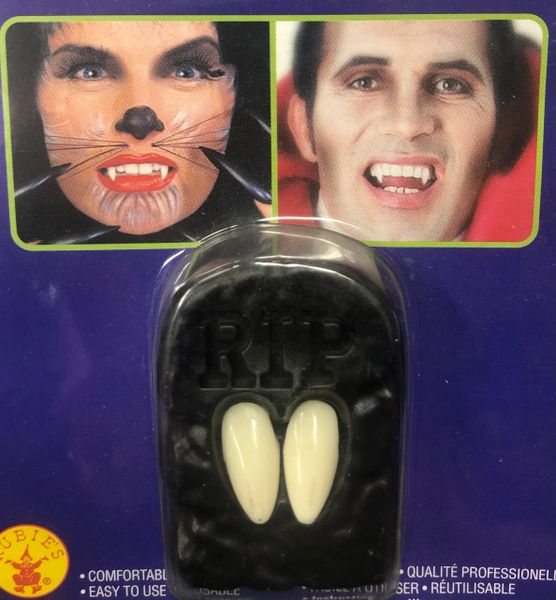 Vampire Fangs, Dracula Costume Accessory - Teeth - Halloween Spirit