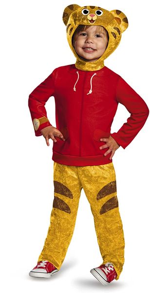 *Deluxe Daniel Tigers Neighborhood Costume, Boys Small - After Halloween Sale