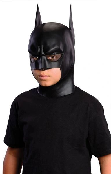 Kids Batman Mask Dark Knight with Cowl - under $20 - Halloween Spirit - under $20