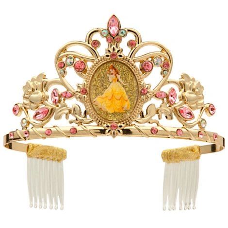 Disney Beauty and the Beast Belle Gold Tiara Costume Accessory - Halloween