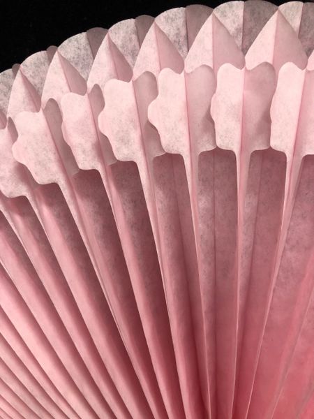 BOGO SALE - Pink Honeycomb Tissue Umbrella Decoration - Bridal, Baby Shower, 28in