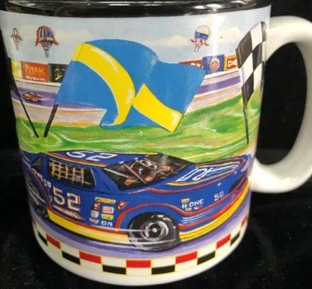 *Speedway Race Car Coffee Mug, 12oz - Daytona 500 - Dad Gifts - Father’s Day