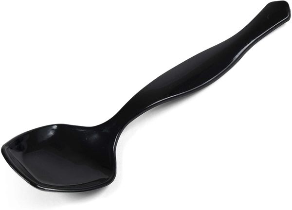 Black Serving Spoons, Plastic - Serving Utensils, 3ct - Thanksgiving
