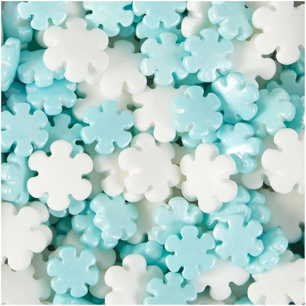 Snowflake Sprinkles Cake Decorations - Holiday Sale