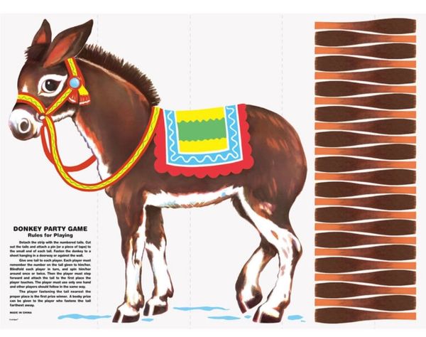 *Classic Pin the Tail on the Donkey Birthday Party Game
