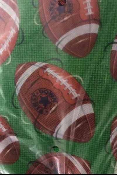 *First Down Football Party Table Cover, 54x84in - NFL Sports