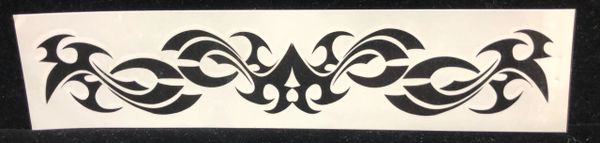 *Black Tribal Band Tattoo, Temporary Body Art
