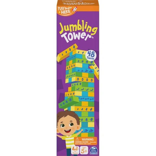 *Jumbling Tower Game - Board Games - Kids Jenga Version by Play Begins