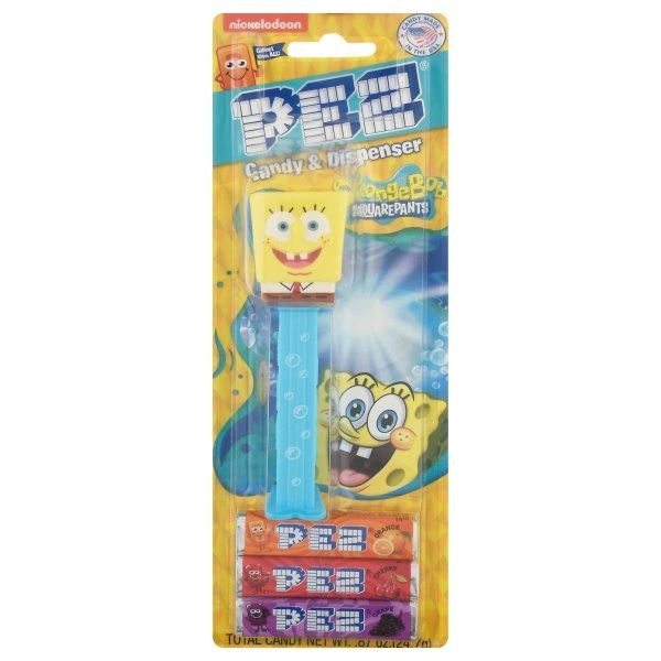SpongeBob Squarepants PEZ Candy