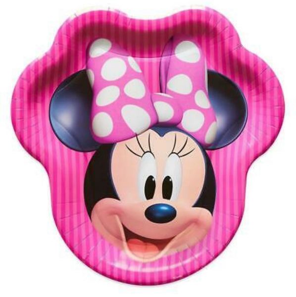 *Disney Minnie Mouse Birthday Party Luncheon Plates, 9in - 8ct