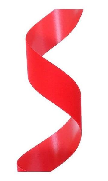 Vel-Pruf Red Velvet Ribbon, 1.25 X 25YDS - Ribbon Clearance Sale