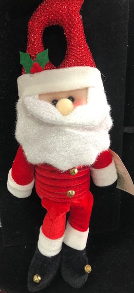 Christmas Santa Clause Door Knob Hanger Decoration- Christmas Holiday Novelty Gifts