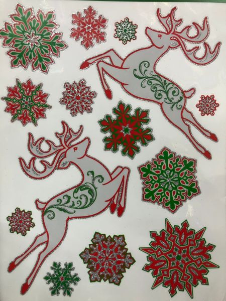 Christmas Window Clings Decoration - Holiday Decorations - Holiday Sale