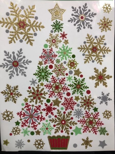 Christmas Window Clings Decoration - Holiday Decorations - Holiday Sale