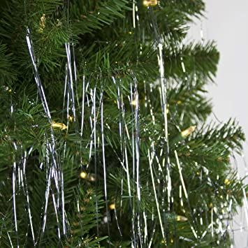 Silver Icicle Strands - Christmas Tree Decorations, 1000ct - Holiday Sale