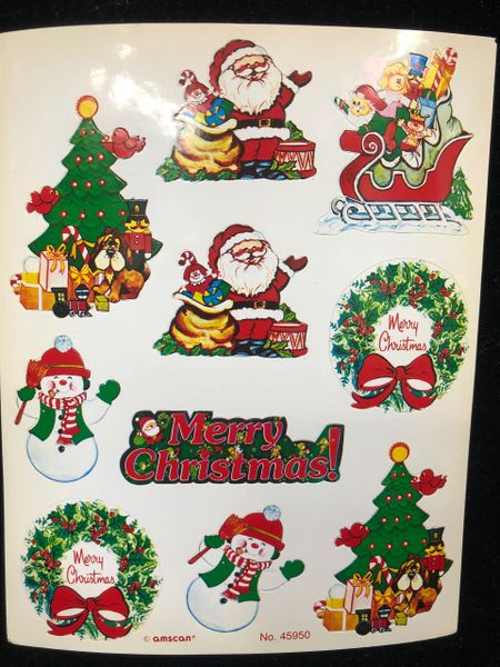Christmas Stickers - 3 Sheets