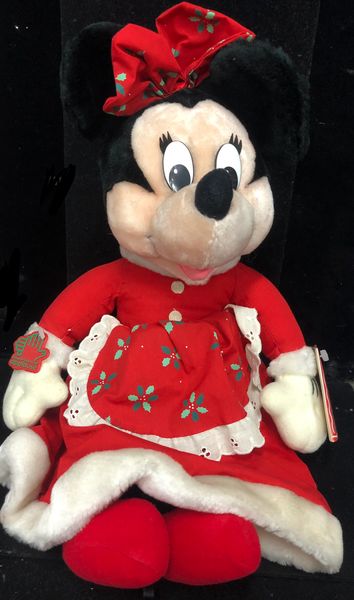 Winter Magic Christmas Mrs Clause Minnie Mouse Plush, 16in - by Preferred - Christmas Holiday Sale