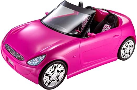 Rare Barbie Glam Convertible Car Pink 2009 Collection Toy