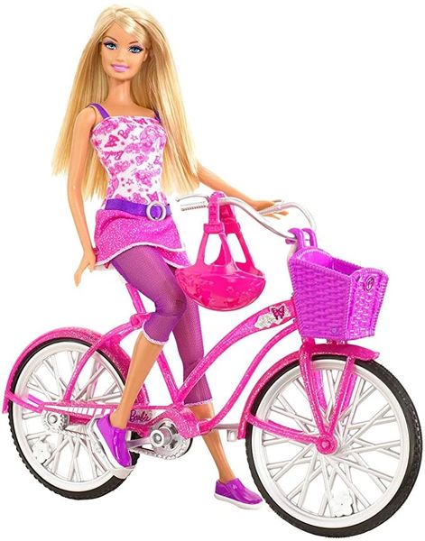 DOLL SALE - Rare Barbie Glam Bike & Barbie Doll - 2009 Collection
