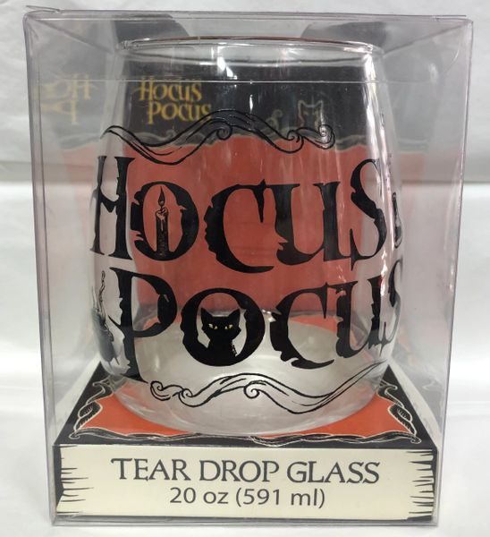 Disney Hocus Pocus Stemless Wine Glass, 20oz - Halloween Novelties
