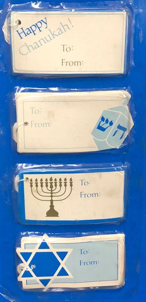 Happy Hanukkah Gift Tags, 24ct - Chanukah Holiday Sale