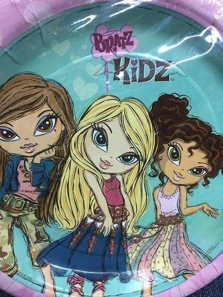 Bratz Kidz Birthday Party Luncheon Plates, 9in - 8ct - 2001