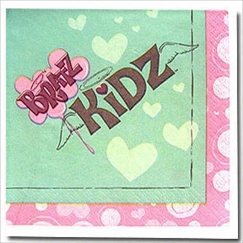 *Rare Bratz Kidz Party Beverage Napkins, 16ct - 2001