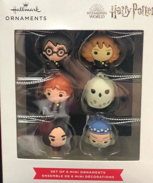 Harry Potter Christmas Ornaments, 6 Characters - Holiday Novelty Gifts