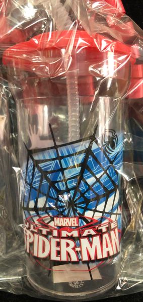 *Spider-Man Sport Tumbler Cup with Straw, 6in