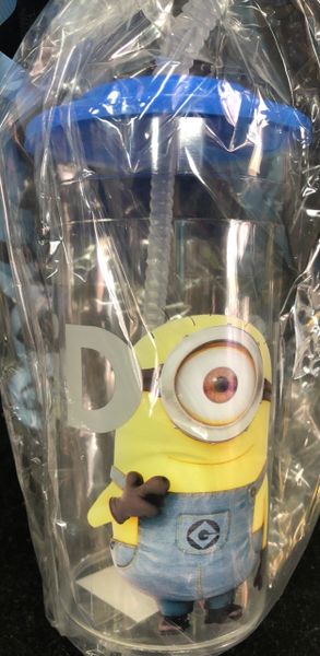 *Kids Minions Sport Tumbler Cup with Straw, 6in