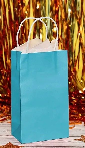 Aqua Blue Favor Bags