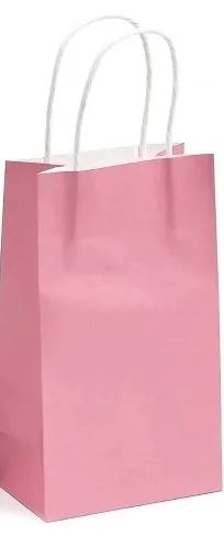 Pink Paper Gift Bags, 9in - 2 Bags
