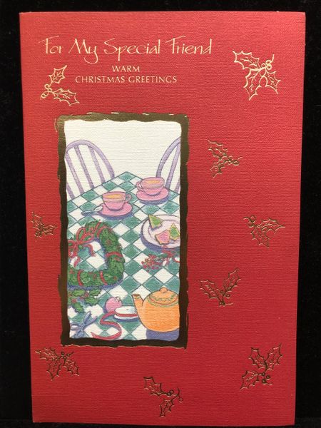 To My Special Friend Warm Merry Christmas Card - by Paramount - 1ct